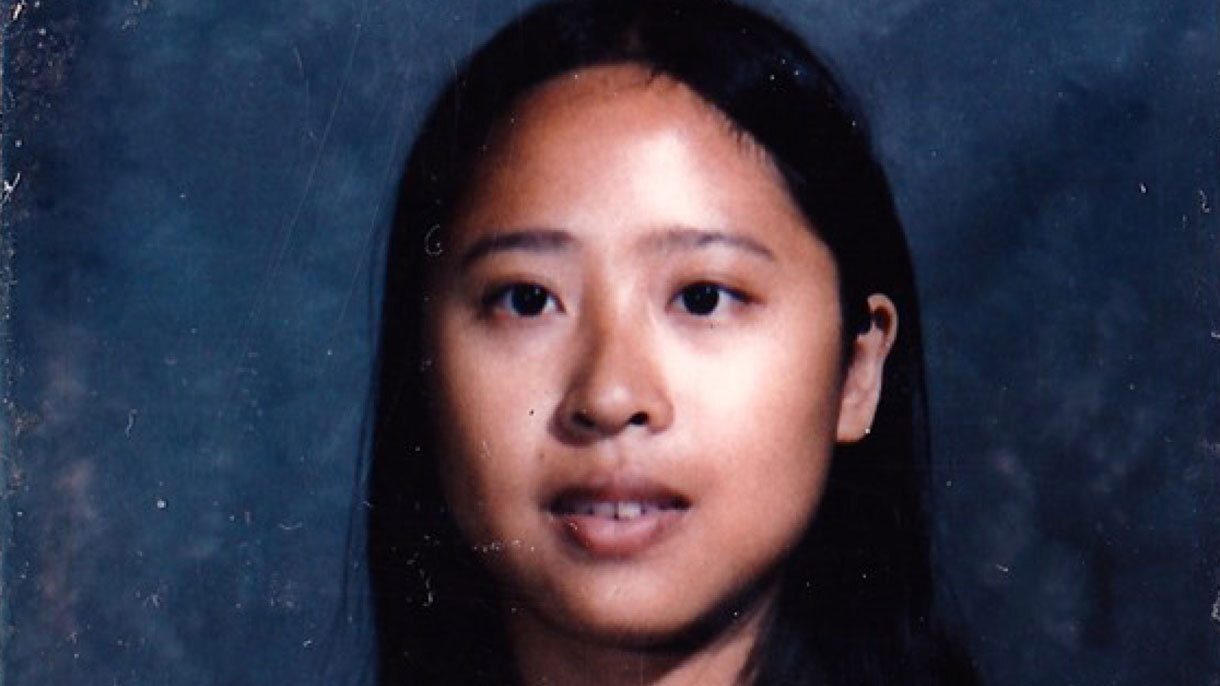 School portrait of a young girl labeled with Chung, Deborah