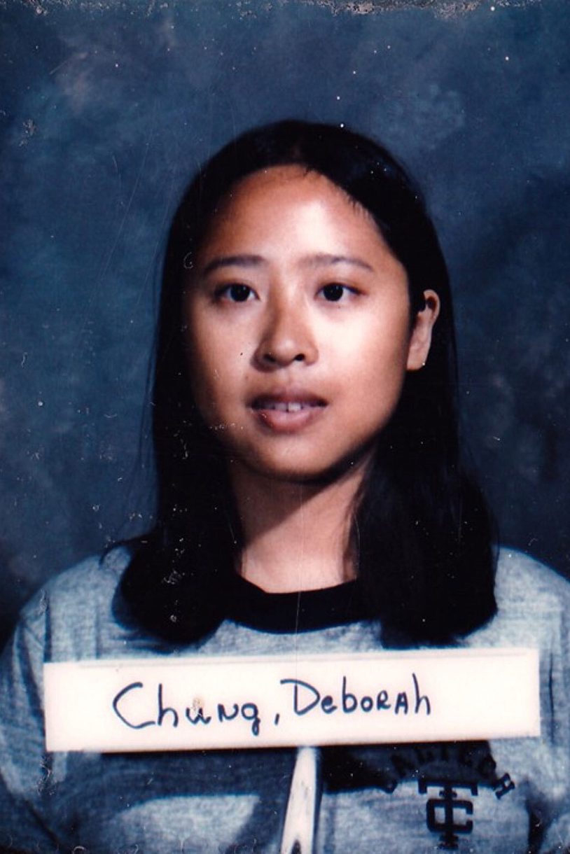 School portrait of a young girl labeled with Chung, Deborah