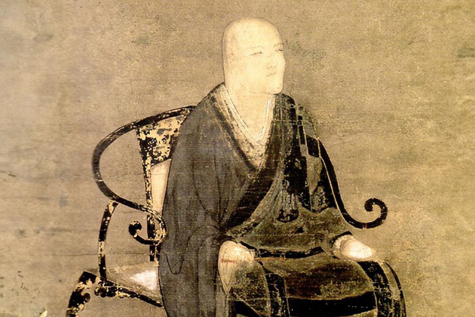 A portrait of Dogen, a Zen monk.