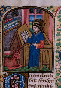 Color print of Saint Luke