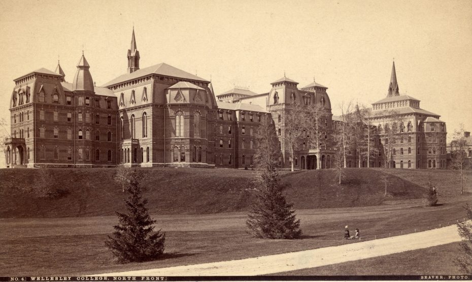 Wellesley College, North Front. Courtesy of Wellesley College Archives.