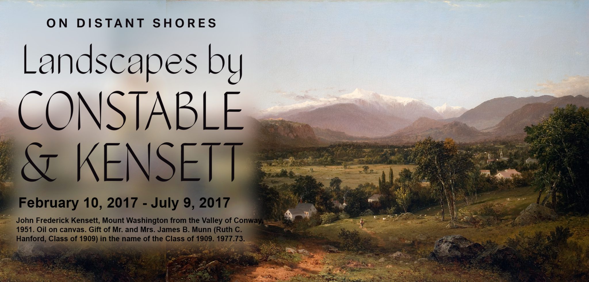 On Distant Shores: Landscapes by Constable and Kensett
