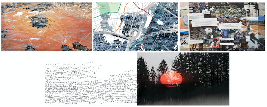 Video stills from 5 projections