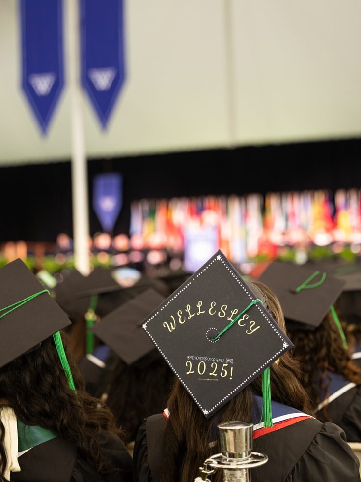 Wellesley 2025 graduate cap