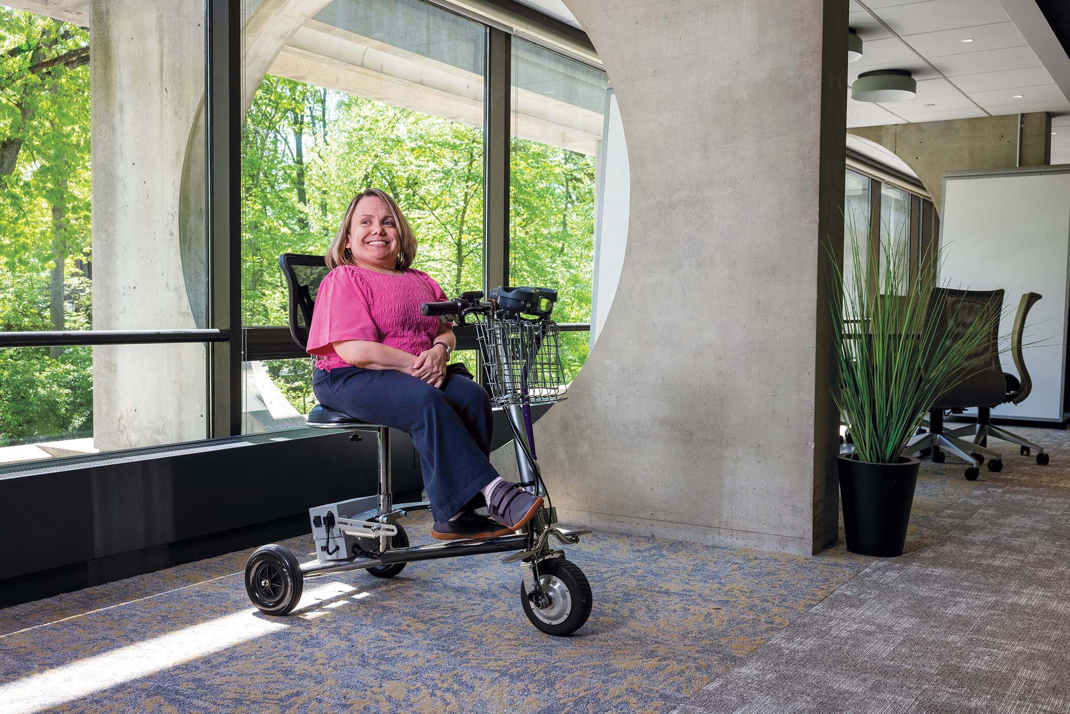 Courtney Mulligan, director of accessibility and disability resources. (Photo by Adam DeTour)