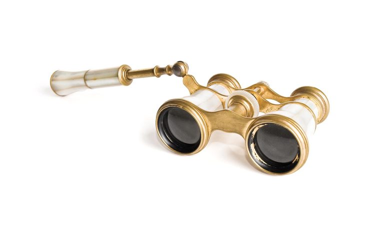 Photo of antique opera glasses