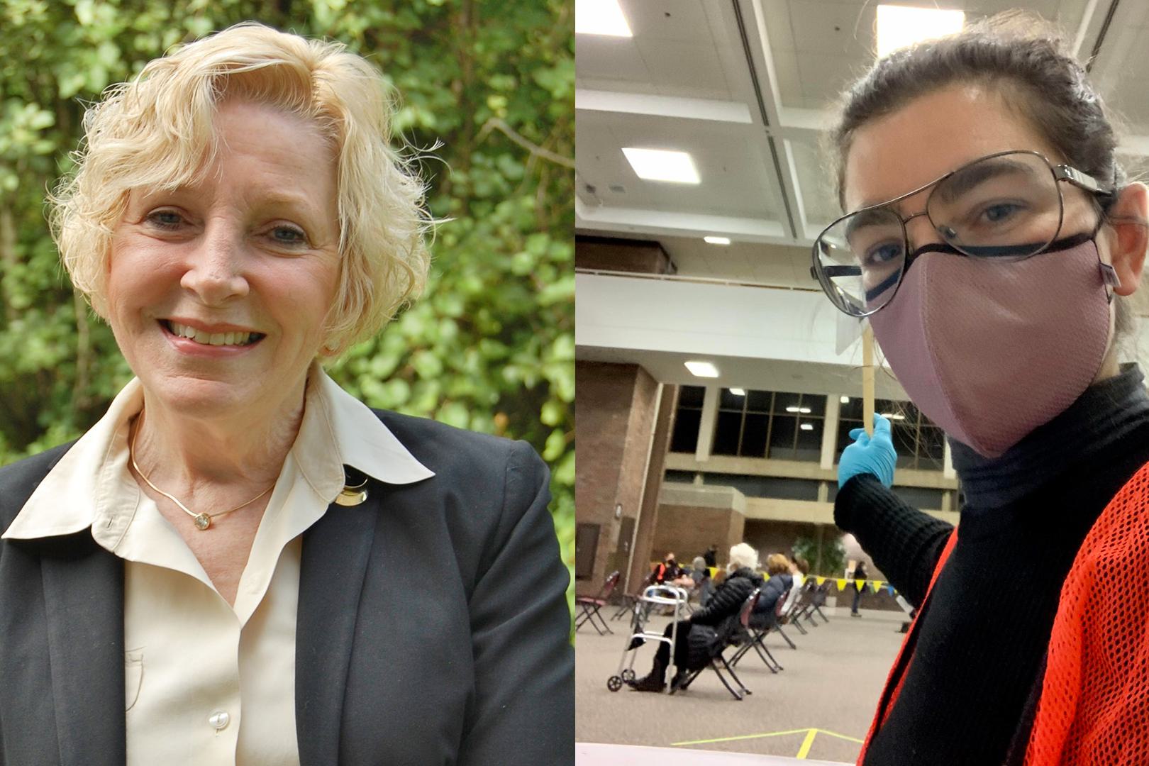 Dr. Lisa Dunkle ’68 and Lauren Fink ’10