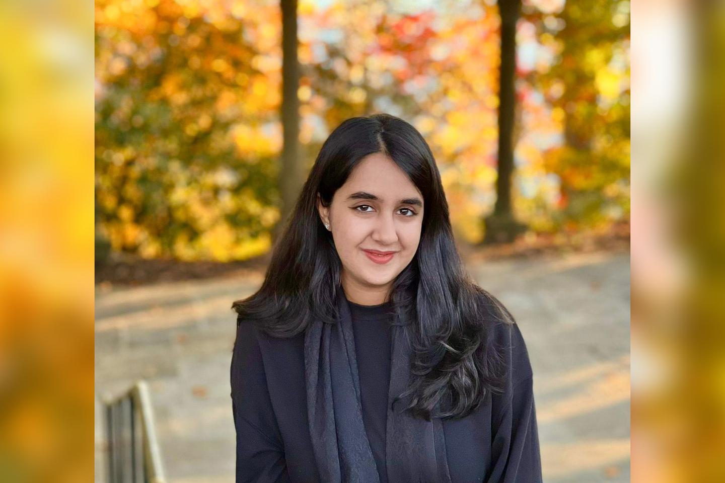 Photo of Rhodes Scholar Nuzaina Khan ’23