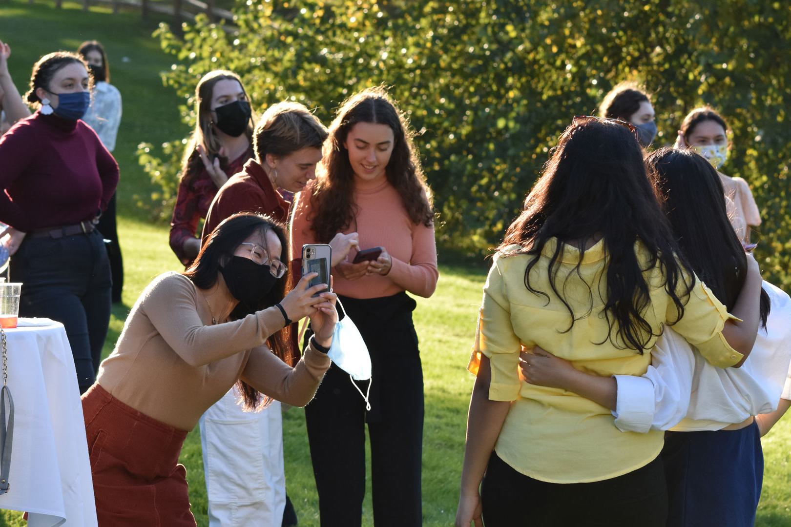 people posing for a photo
