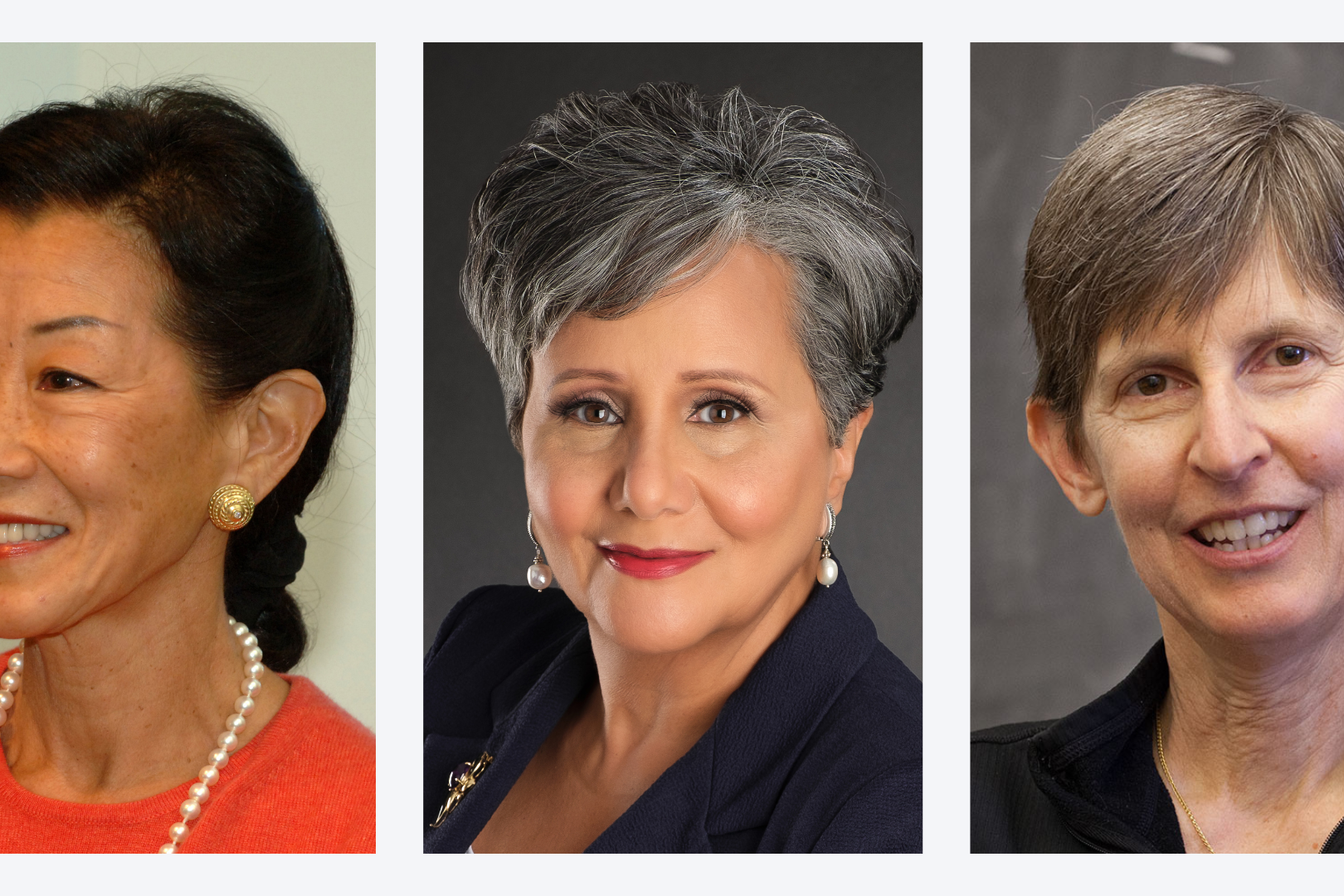 Lulu Chow Wang ’66, Laura Wheeler Murphy ’76 and Mara Prentiss ’80 and are this year’s Alumnae Achievement Award recipients.
