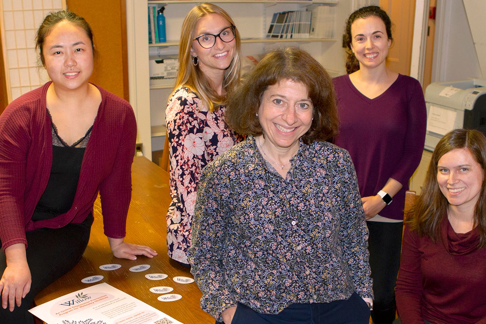 Cordelia Zhong ’17, Taylor Myers, Tracy Gladstone, Katherine Germak and Katherine Buchholz created Willow.